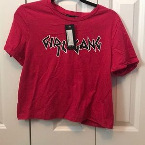 Girl Gang shirt from Nasty Gal